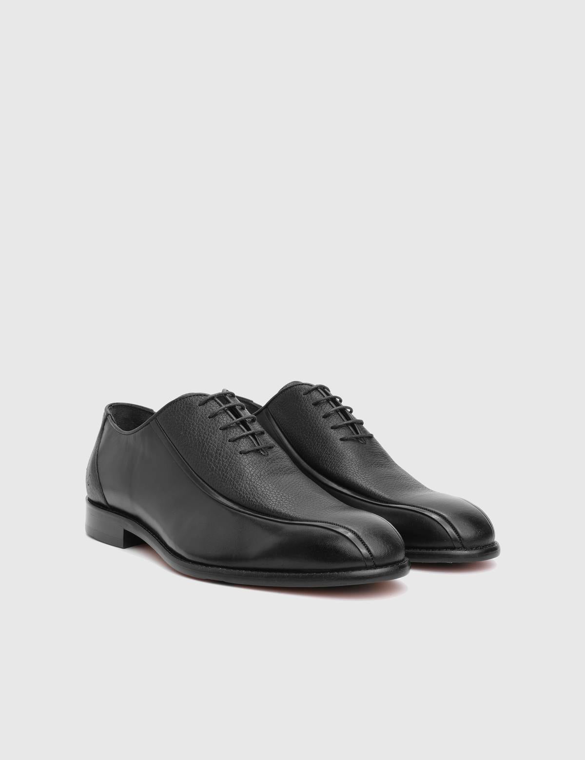 Mendez Black Floater Aniline Leather Men's Classic Shoe