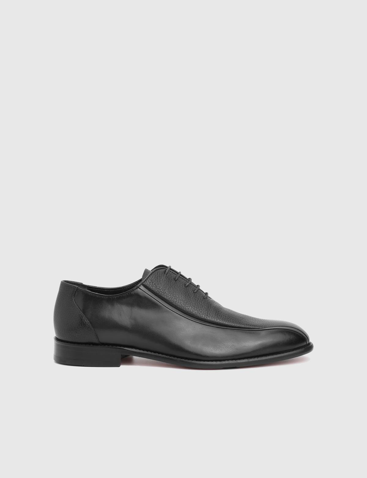 Mendez Black Floater Aniline Leather Men's Classic Shoe