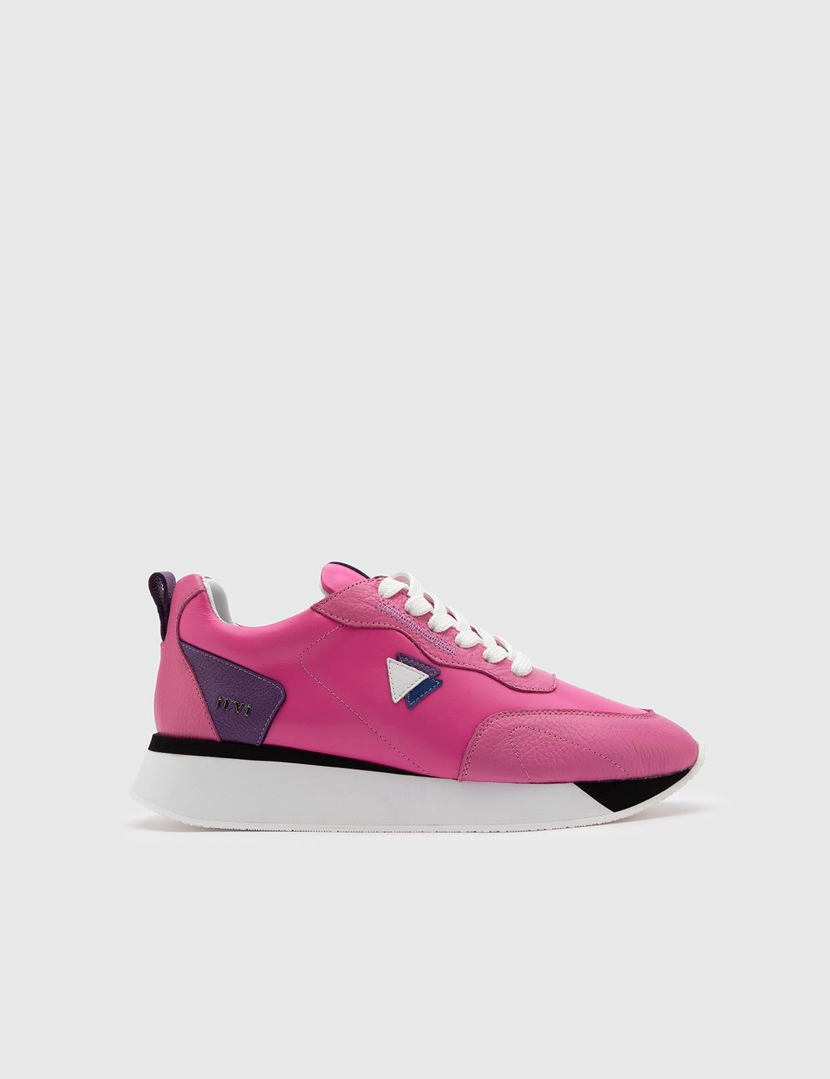Merel Pink Floater Leather Women's Sneaker