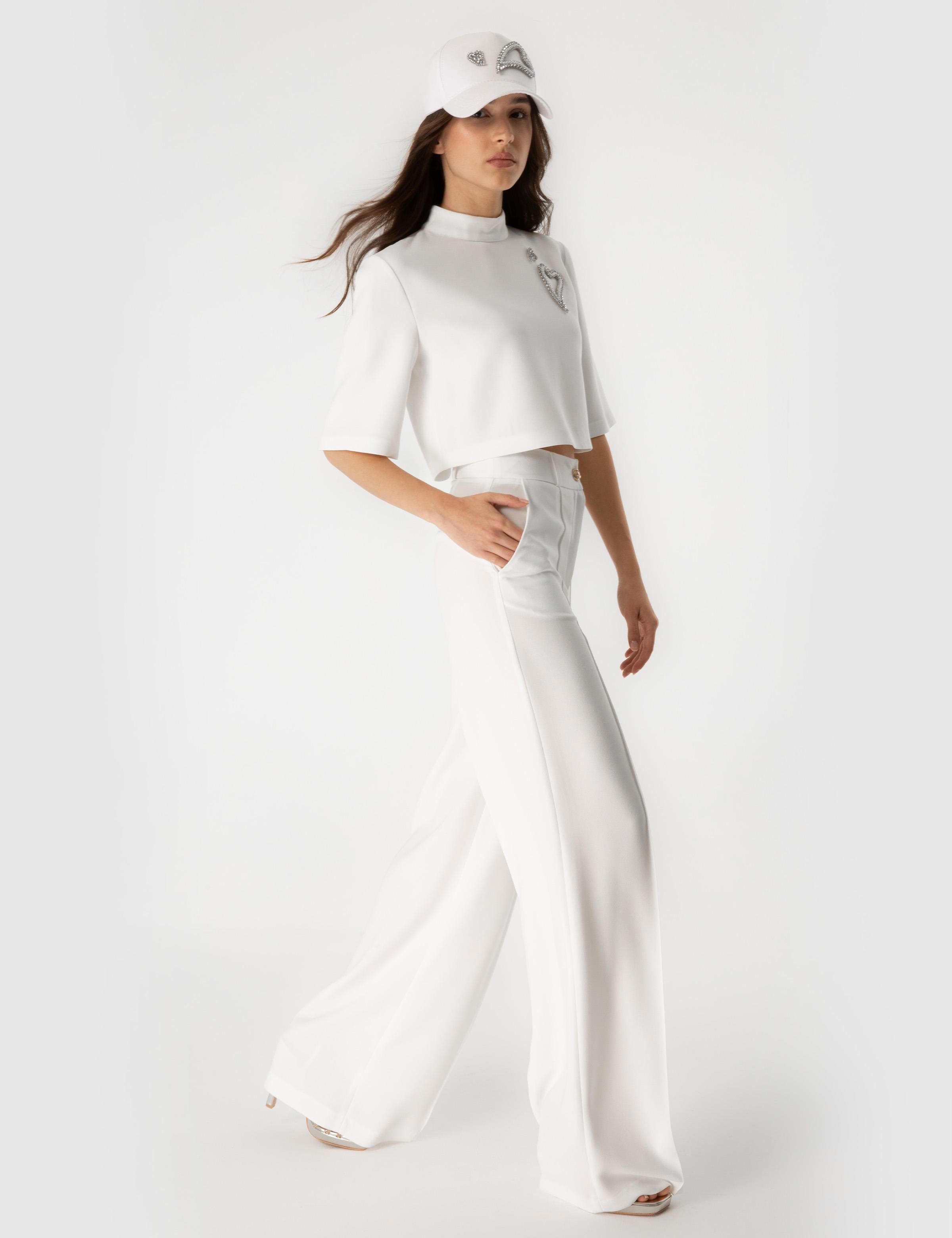 Mitzi Ecru Women's Trousers