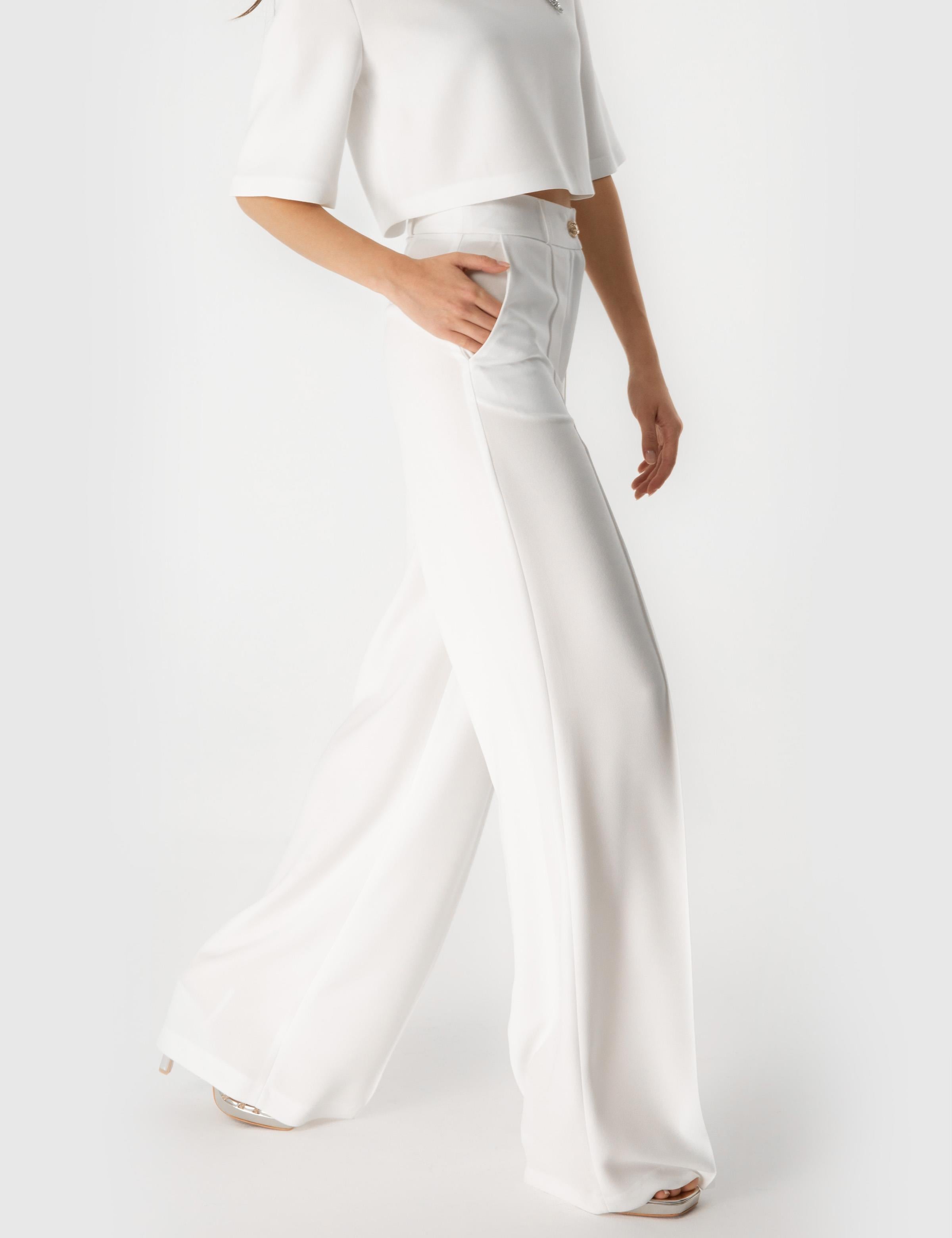 Mitzi Ecru Women's Trousers