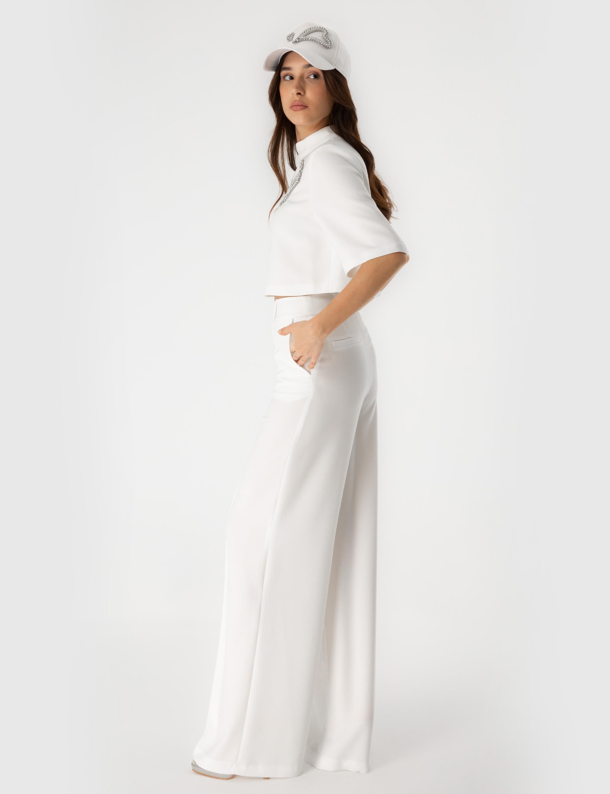 Mitzi Ecru Women's Trousers