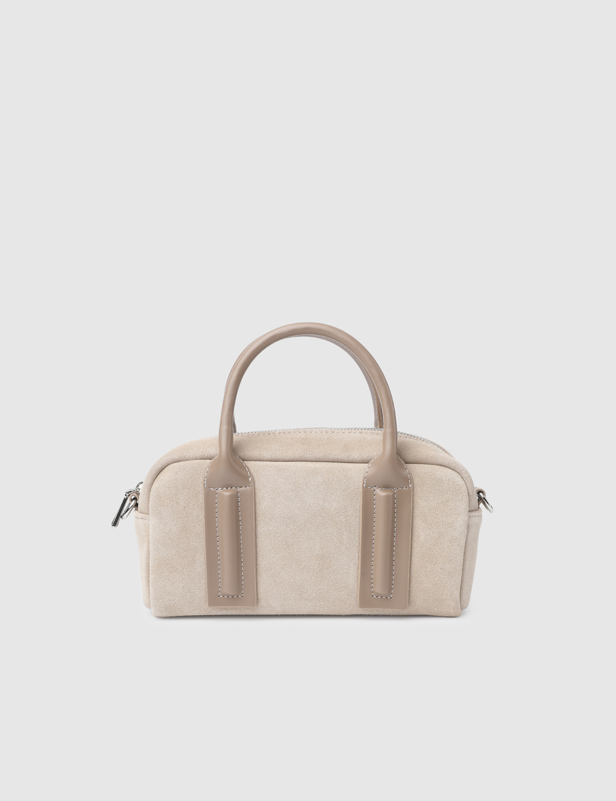 Nelin Cream Suede Women's Handbag