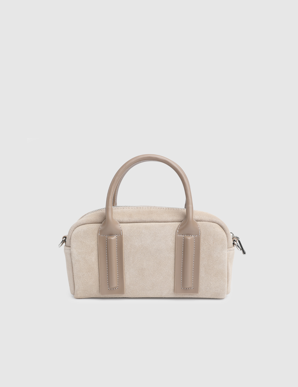 Nelin Cream Suede Women's Handbag