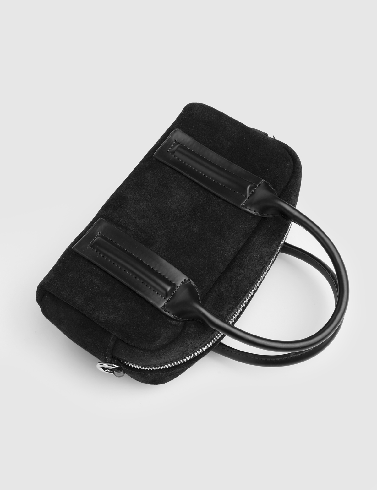 Nelin Black Suede Women's Handbag