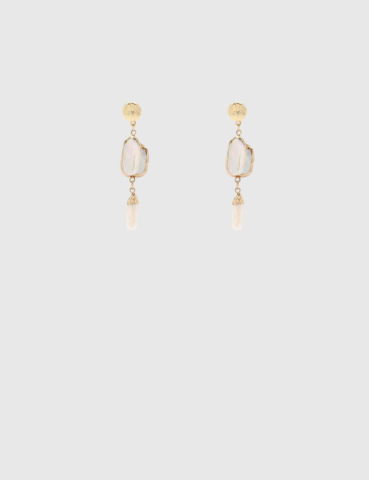 Noemia Gold Pearl Women's Earrings