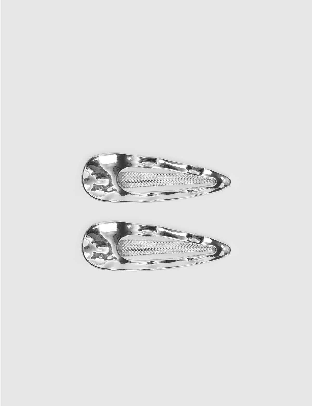 Novomes Silver Women's Hair Clip