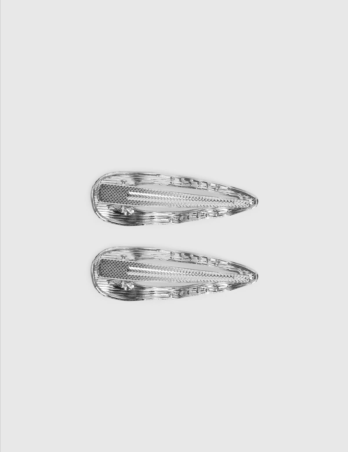 Novomes Silver Women's Hair Clip