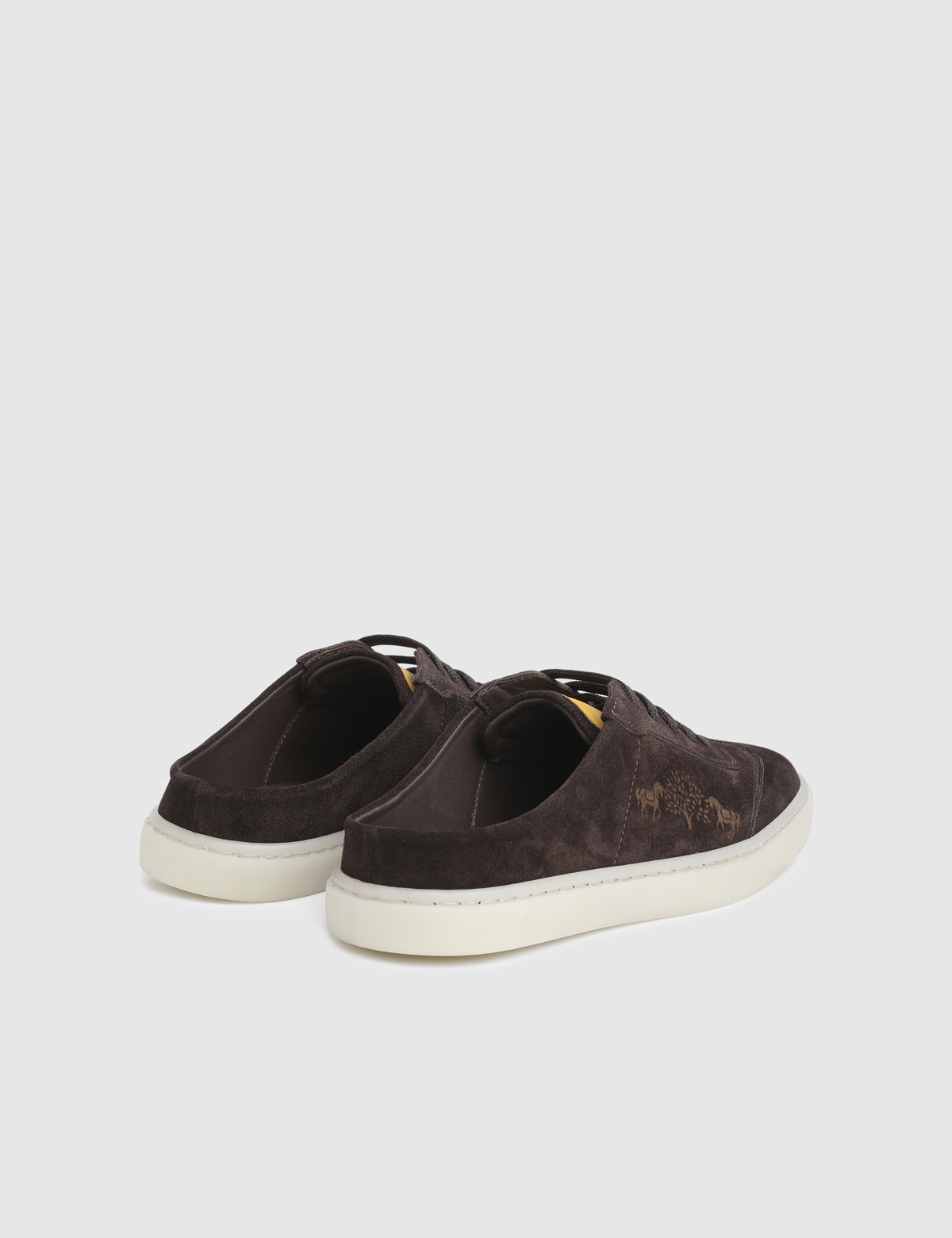Osyra Brown Suede Leather Women's Mule