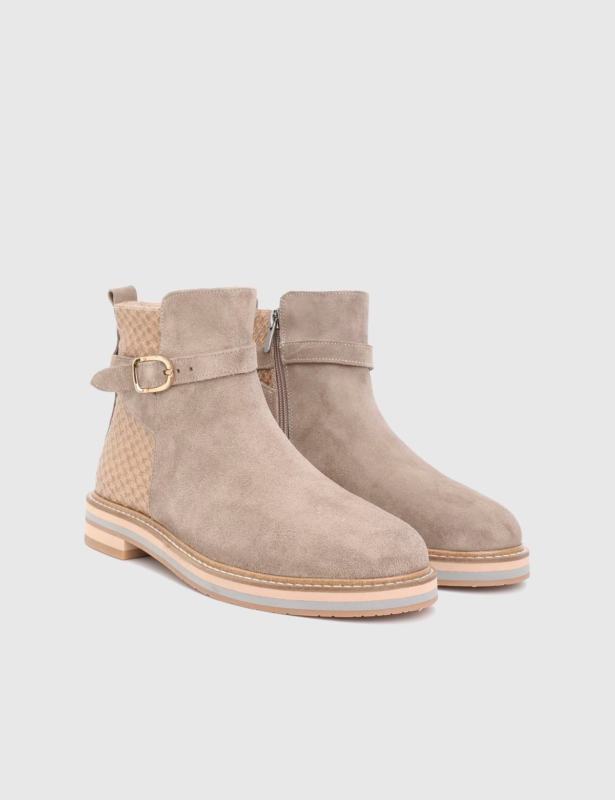 Palma Mink Suede Leather Women's Boot