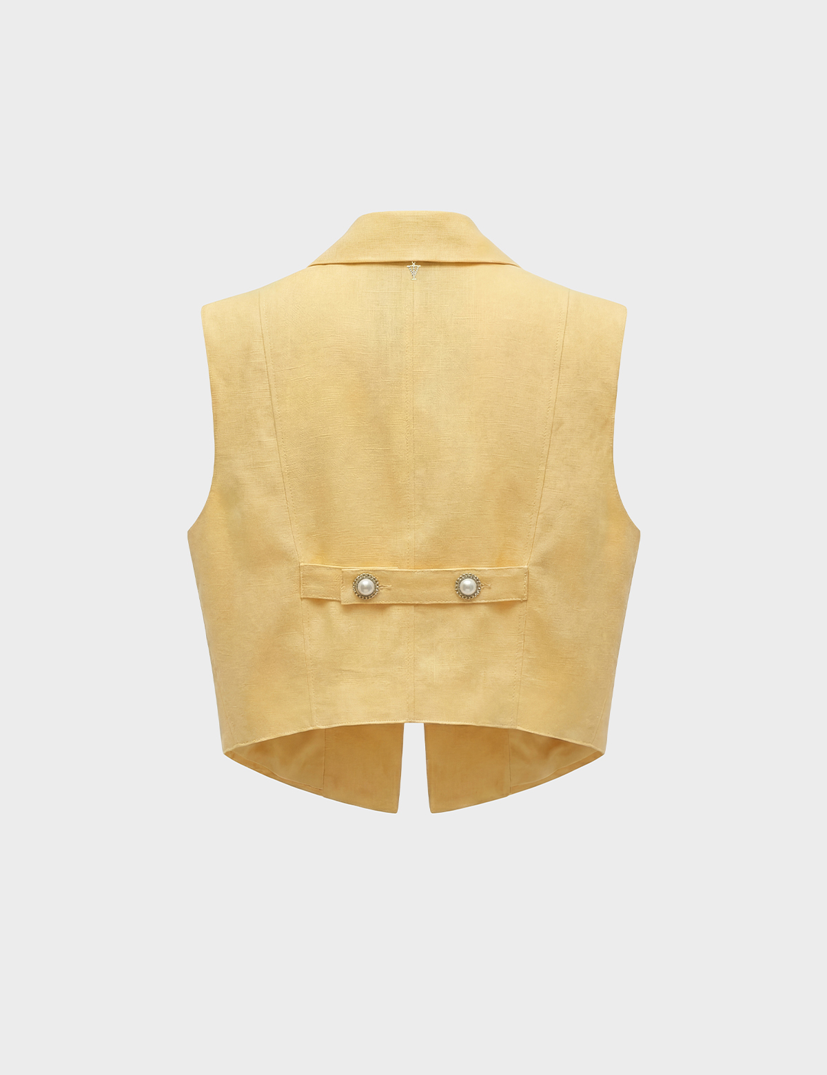 Phila Yellow Women's Linen Vest
