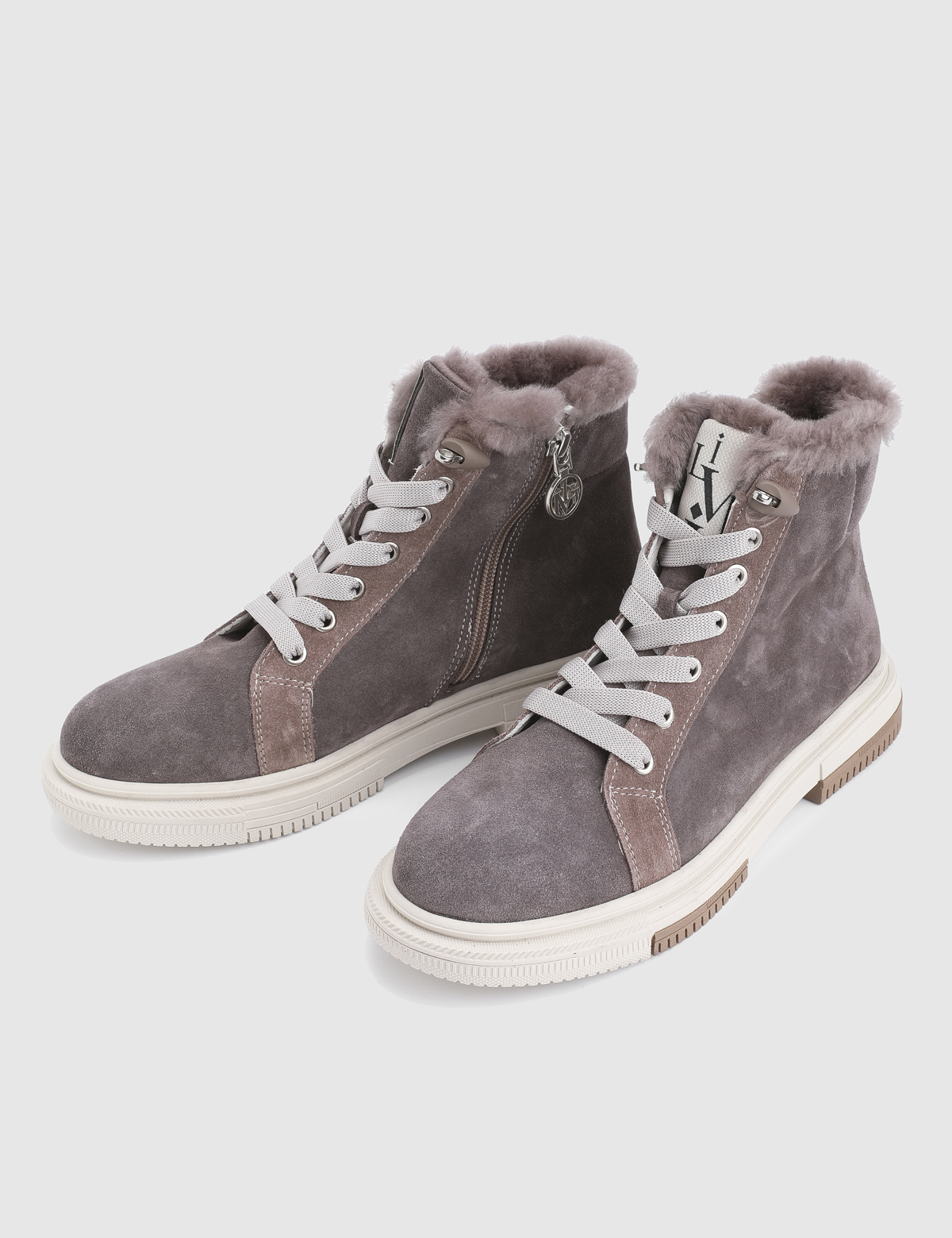 Pienza Mink Suede Leather Women's Boot