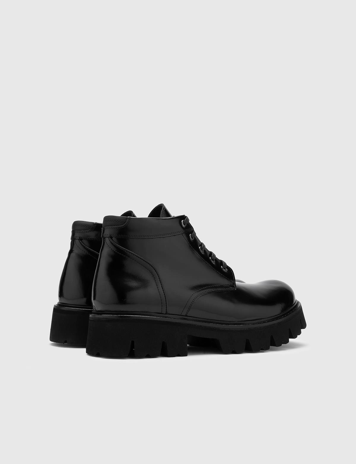 Pilvi Black Florentic Leather Men's Boot