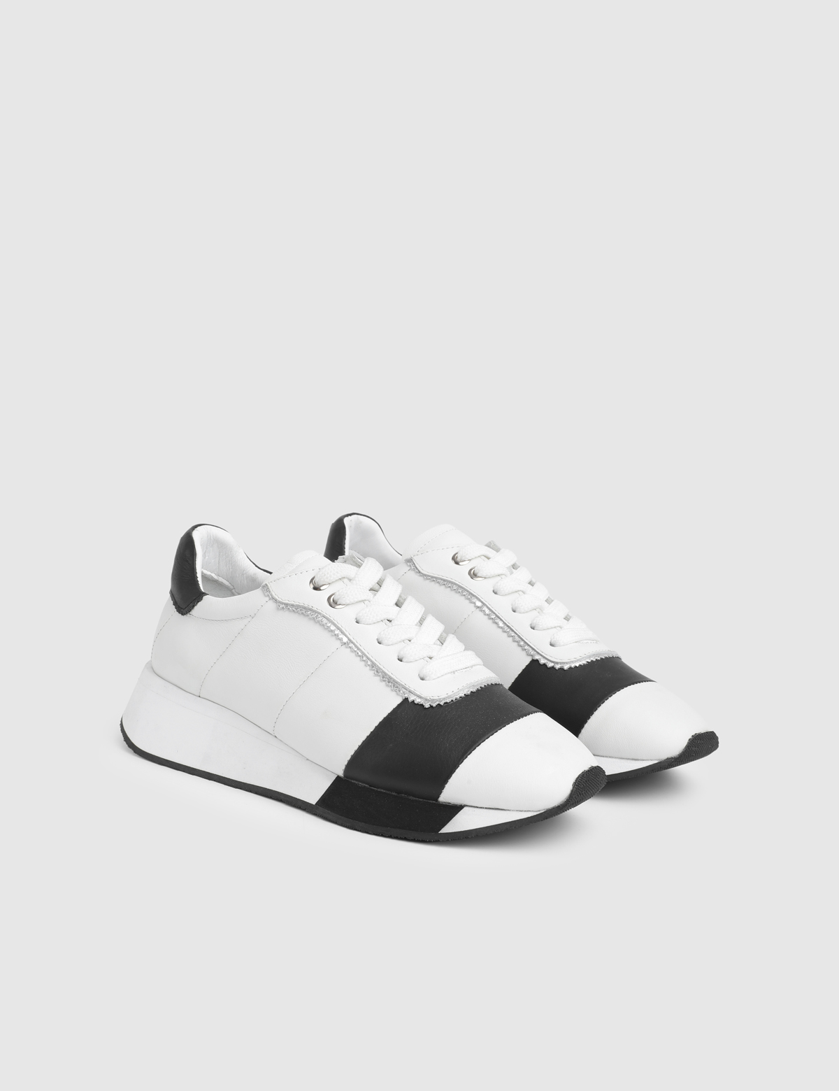 Porto White Leather Women's Sneaker