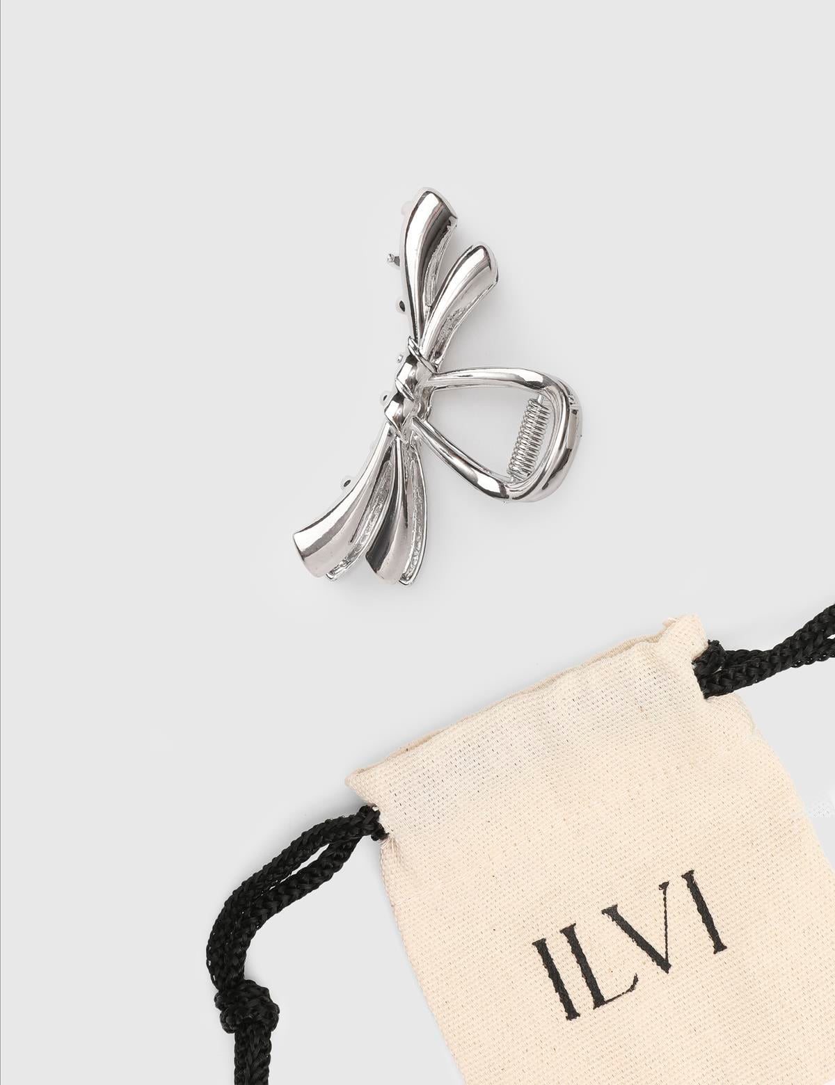 Ptuja Silver Women's Hair Claw Clip