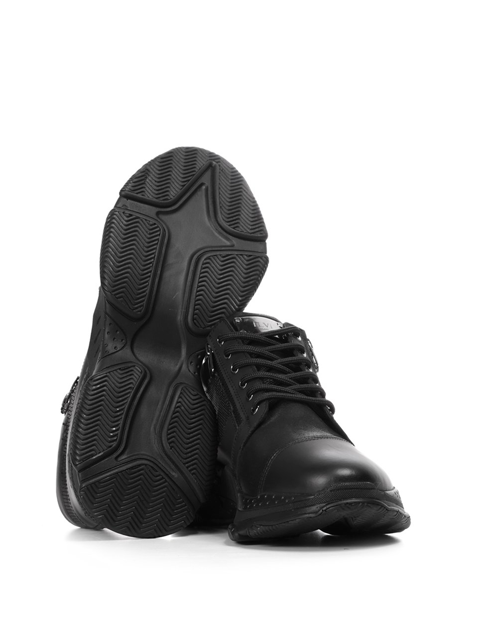 Puta Men's Sneaker Black Leather