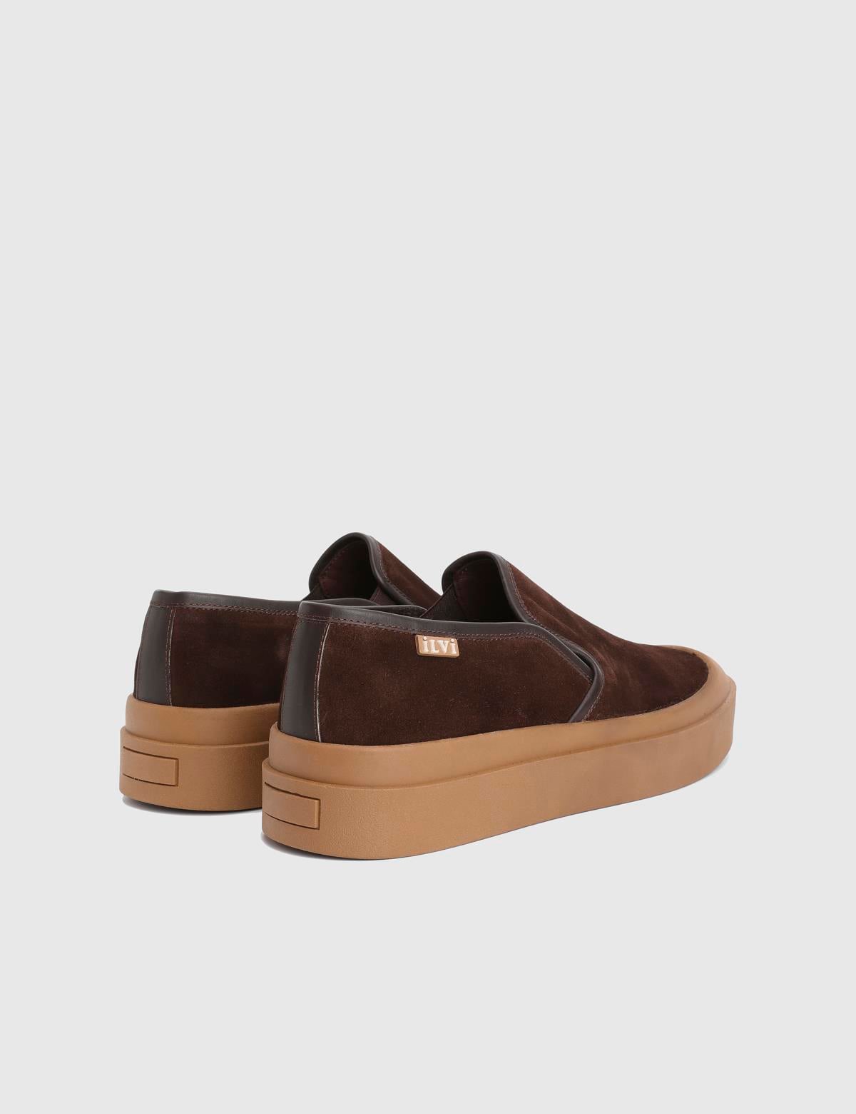 Rang Brown Suede Leather Men's Sneaker