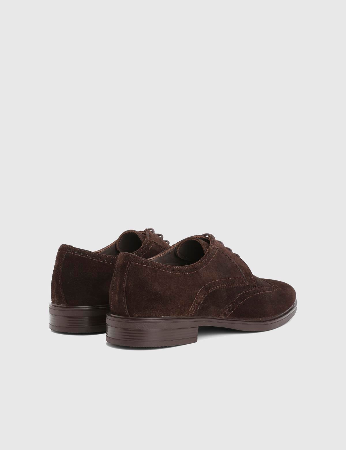 Redi Brown Suede Leather Men's Classic Shoe