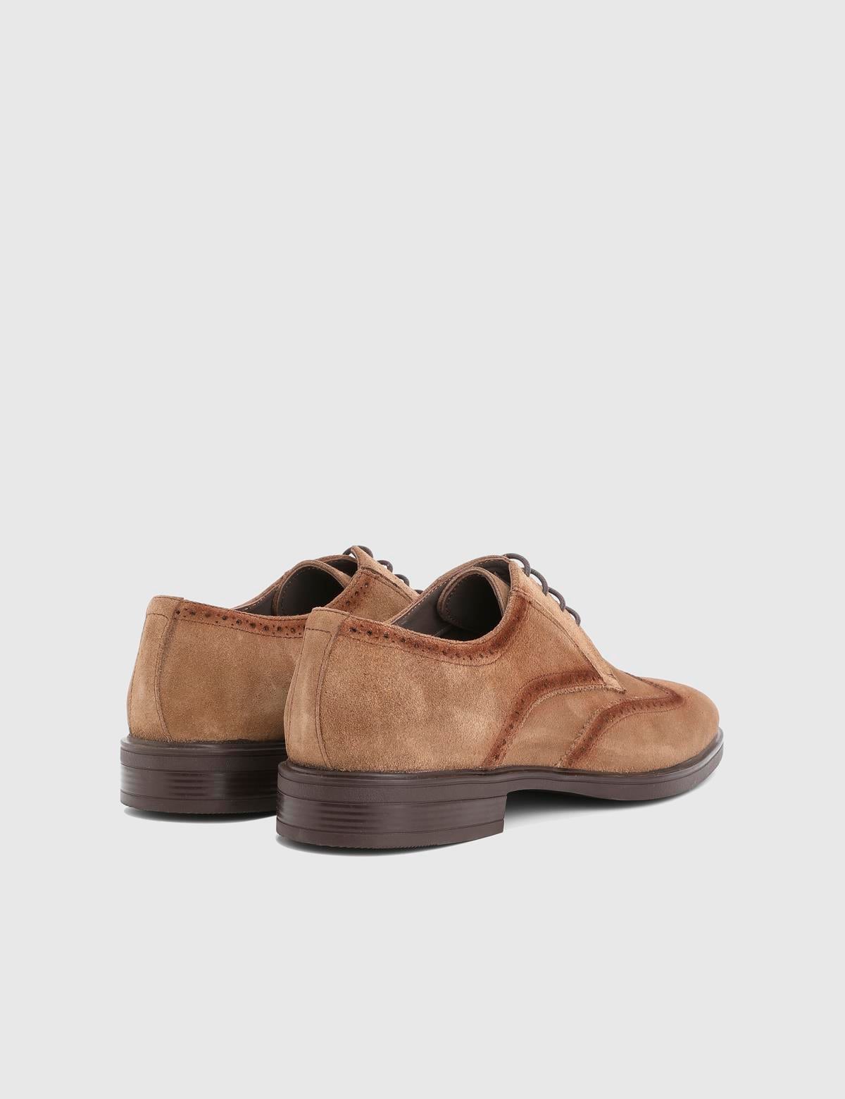 Redi Saddle Brown Suede Leather Men's Classic Shoe