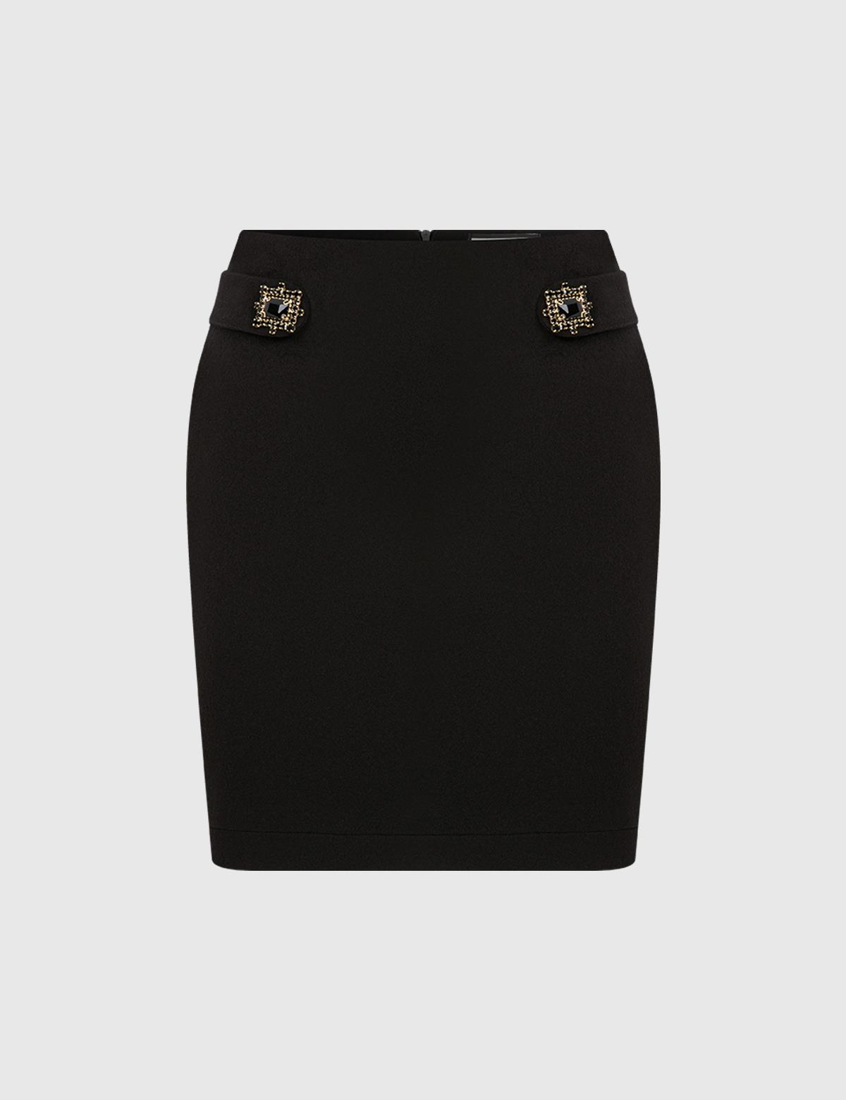 Rıdder Black Women's Skirt