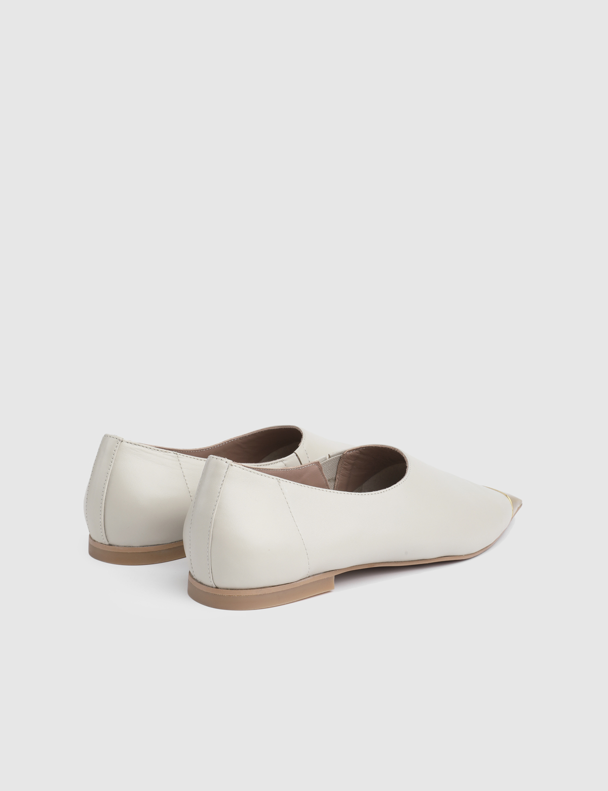 Ridge Beige Leather Women's Pump