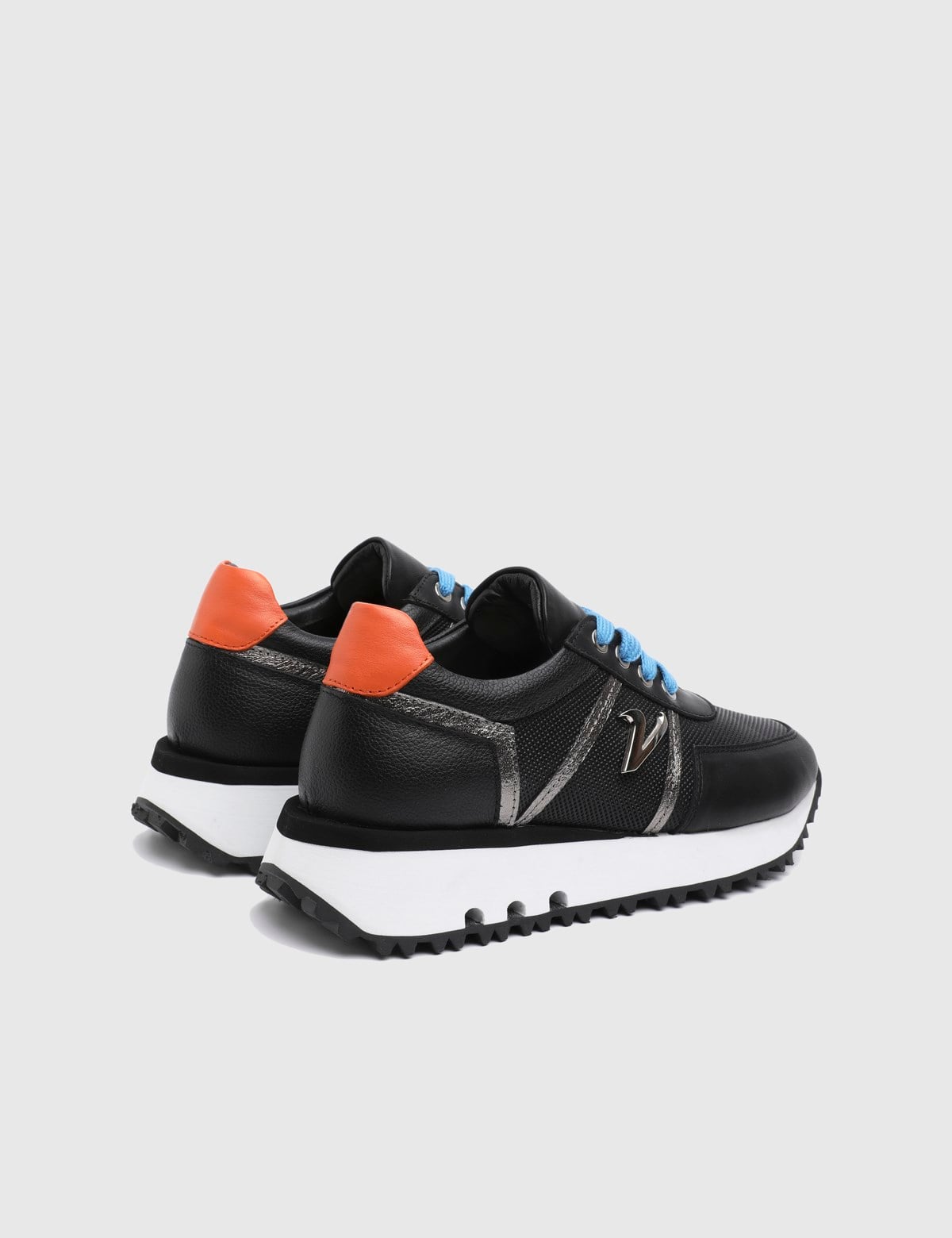 Rielle Black Leather Women's Sneaker