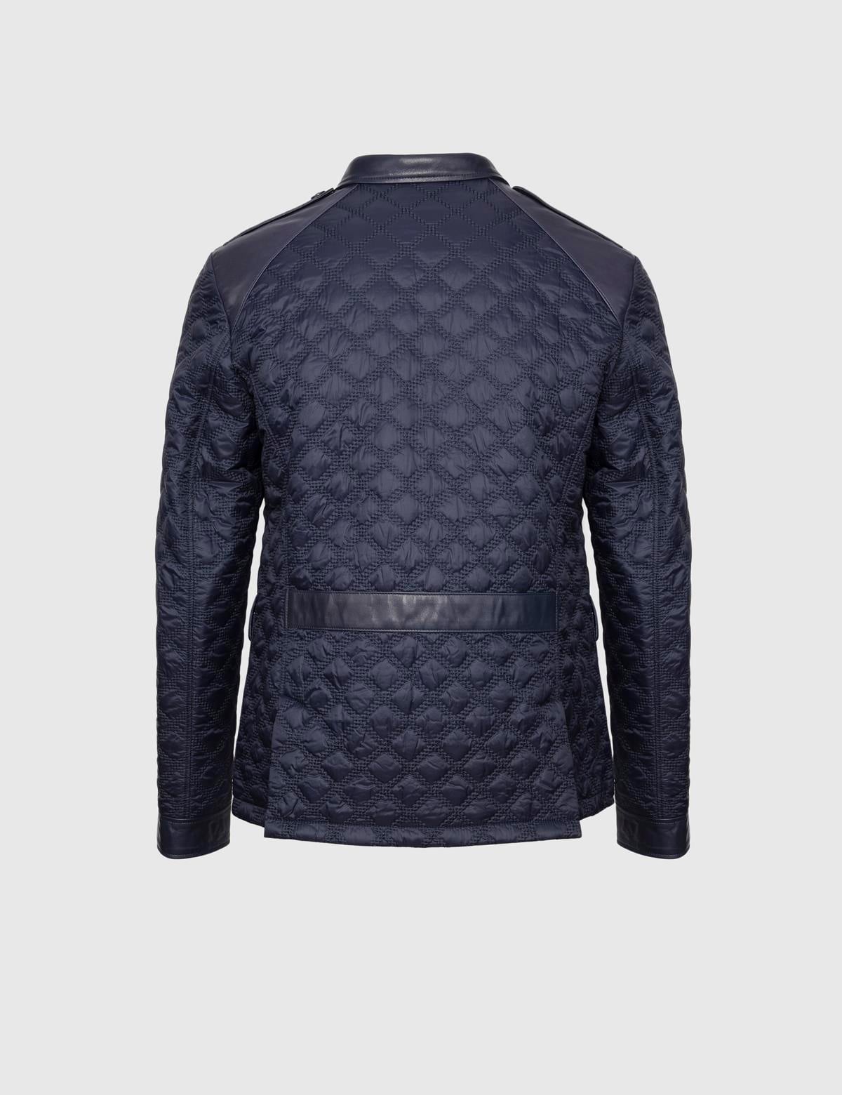 Rivne Navy Blue Men's Bomber Jacket