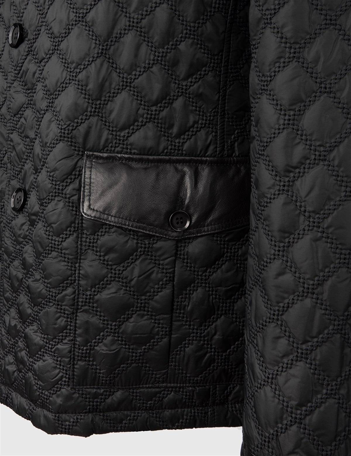 Rivne Black Men's Leather Bomber Jacket