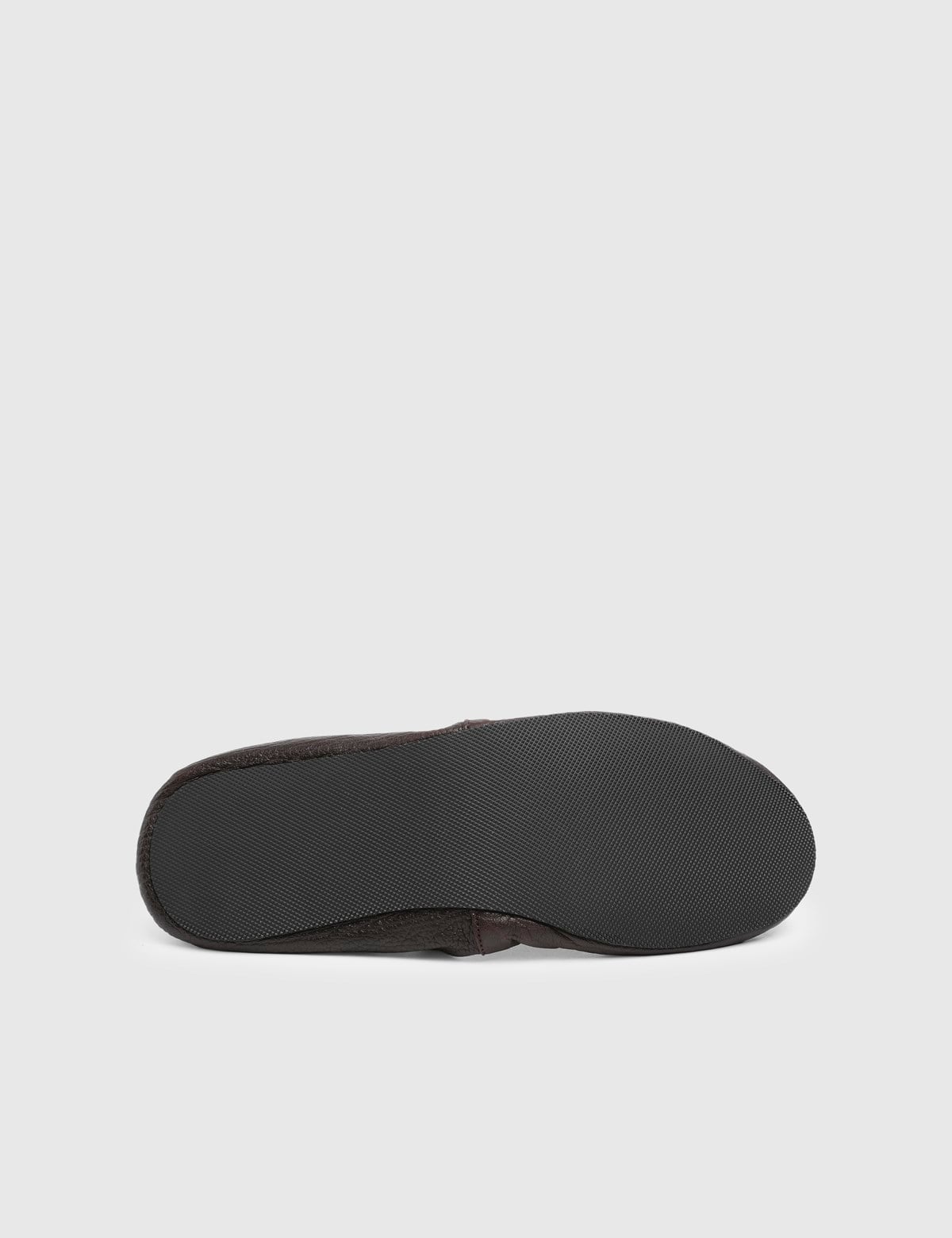Romano Brown Floater Leather Men's House Shoe