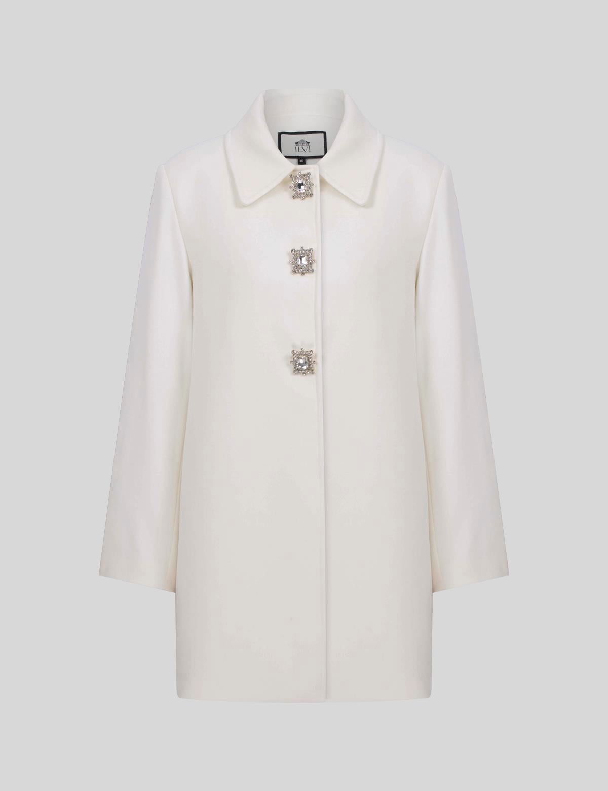 Rundy White Women's Coat