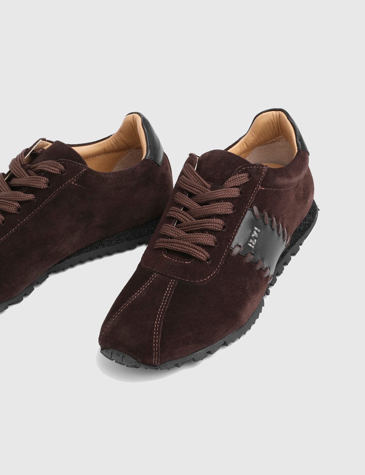Saila Brown Suede Leather Women's Sneaker