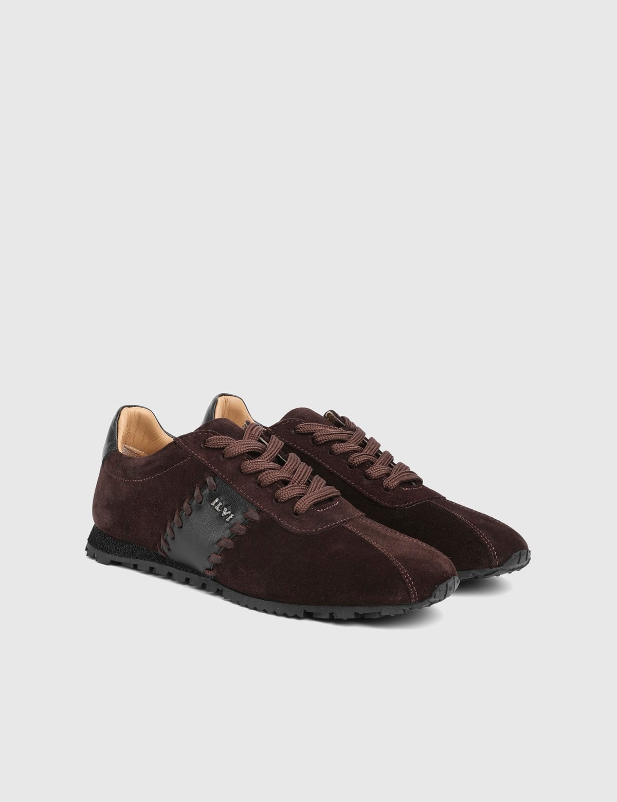 Saila Brown Suede Leather Women's Sneaker