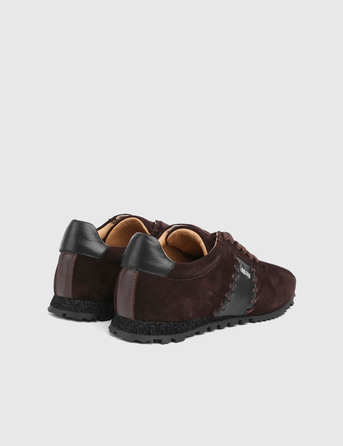 Saila Brown Suede Leather Women's Sneaker