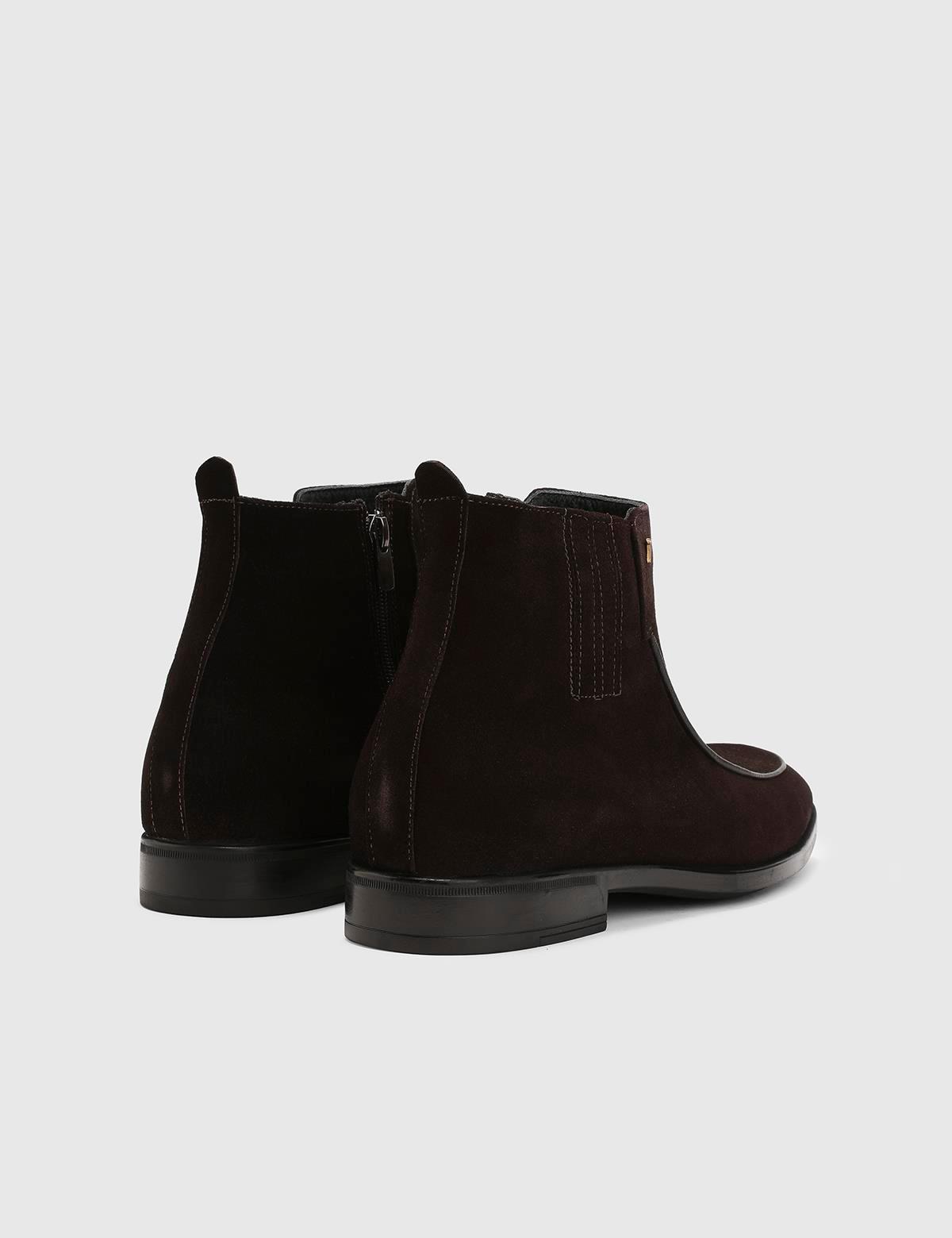 Sancho Brown Suede Leather Men's Boot