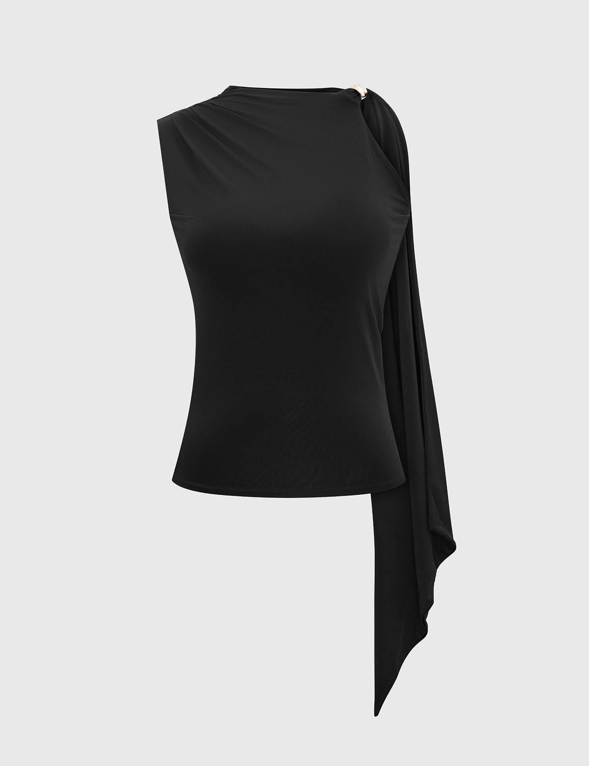 Saras Black Women's Blouse