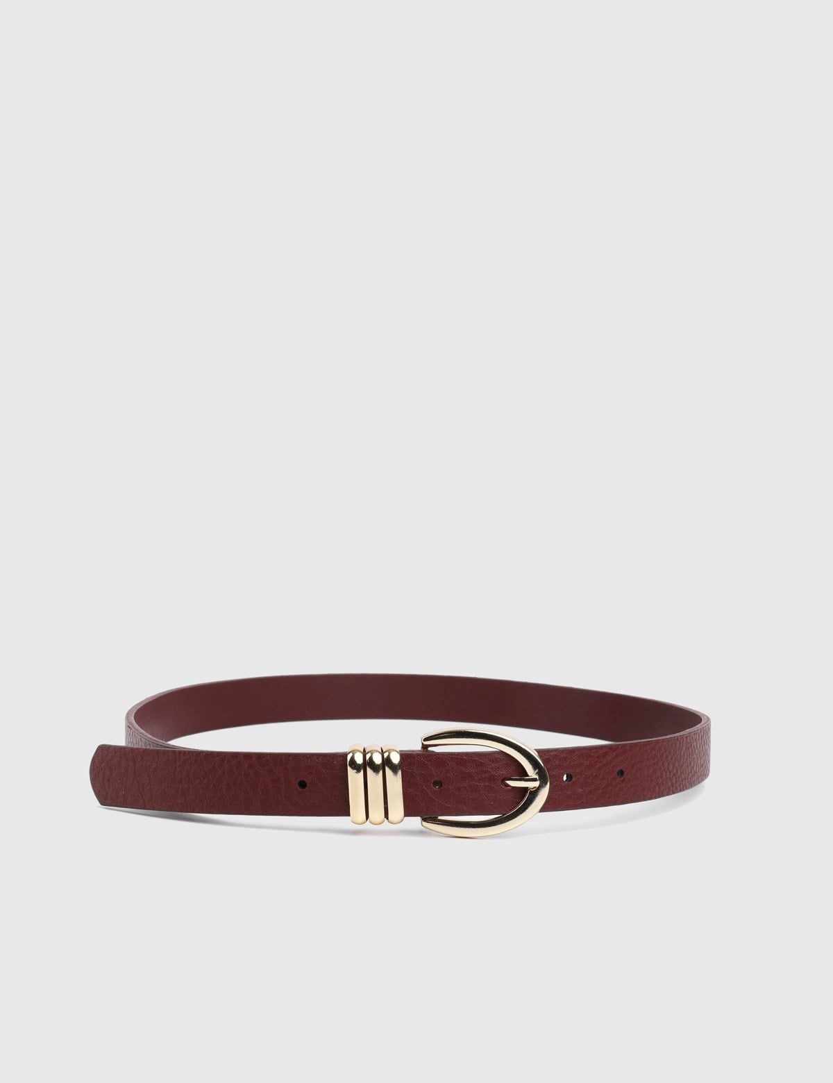 Shira Burgundy Women's Belt