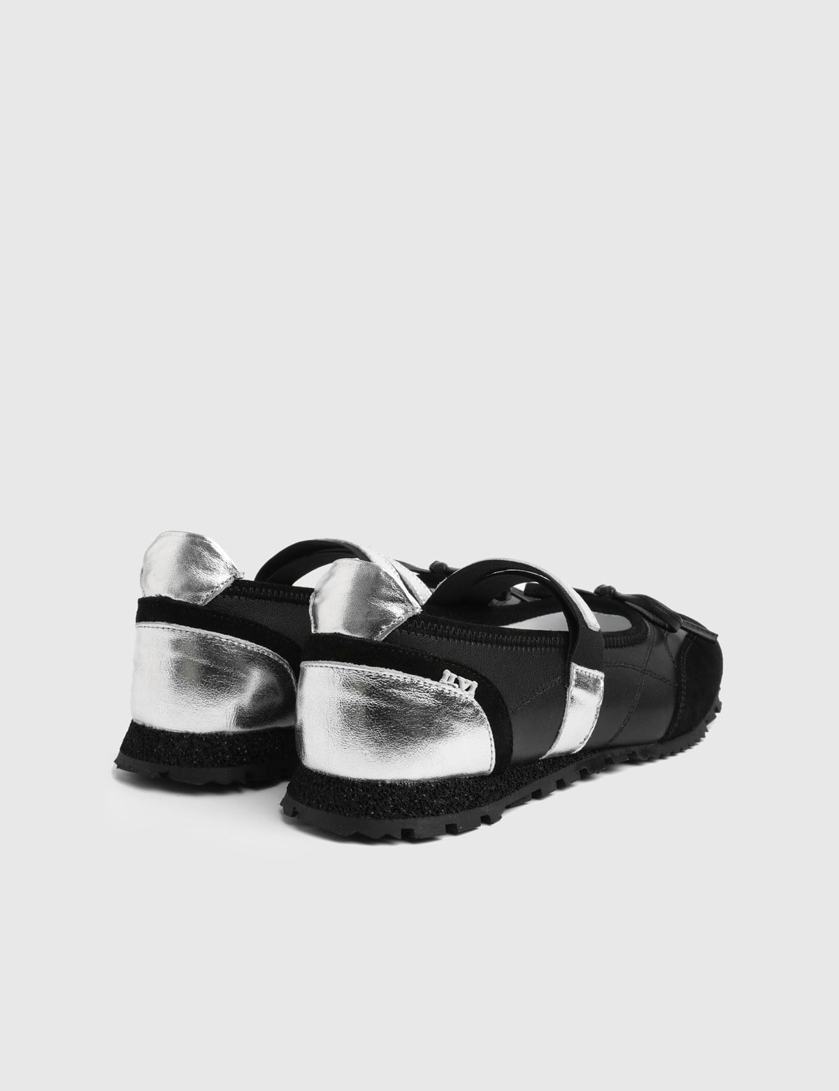 Suen Black Suede Leather Women's Sneaker