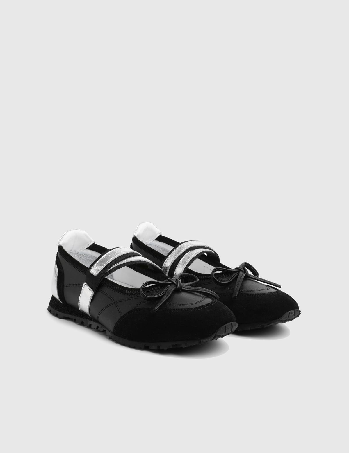 Suen Black Suede Leather Women's Sneaker