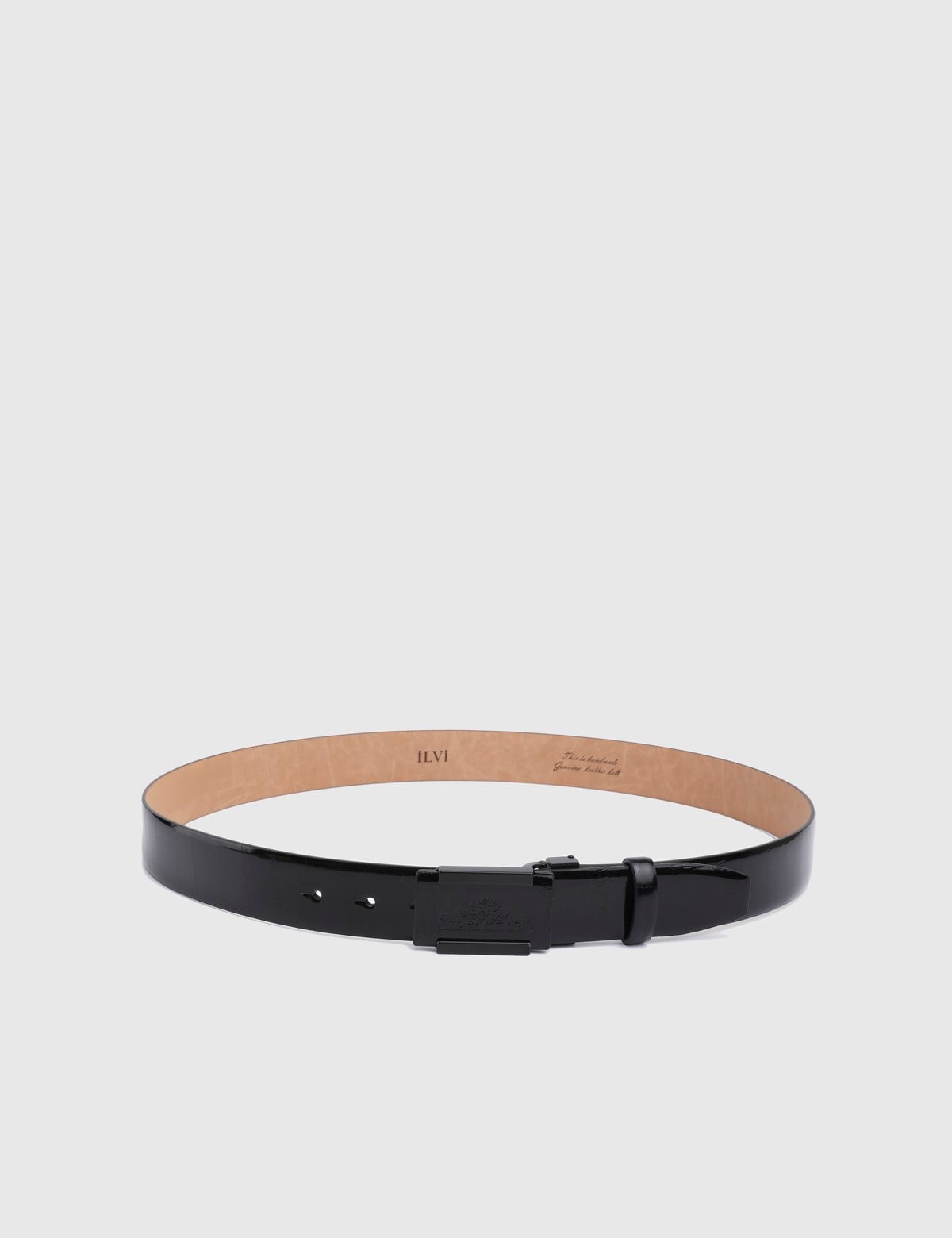 Tales Navy Blue Leather Men's Belt