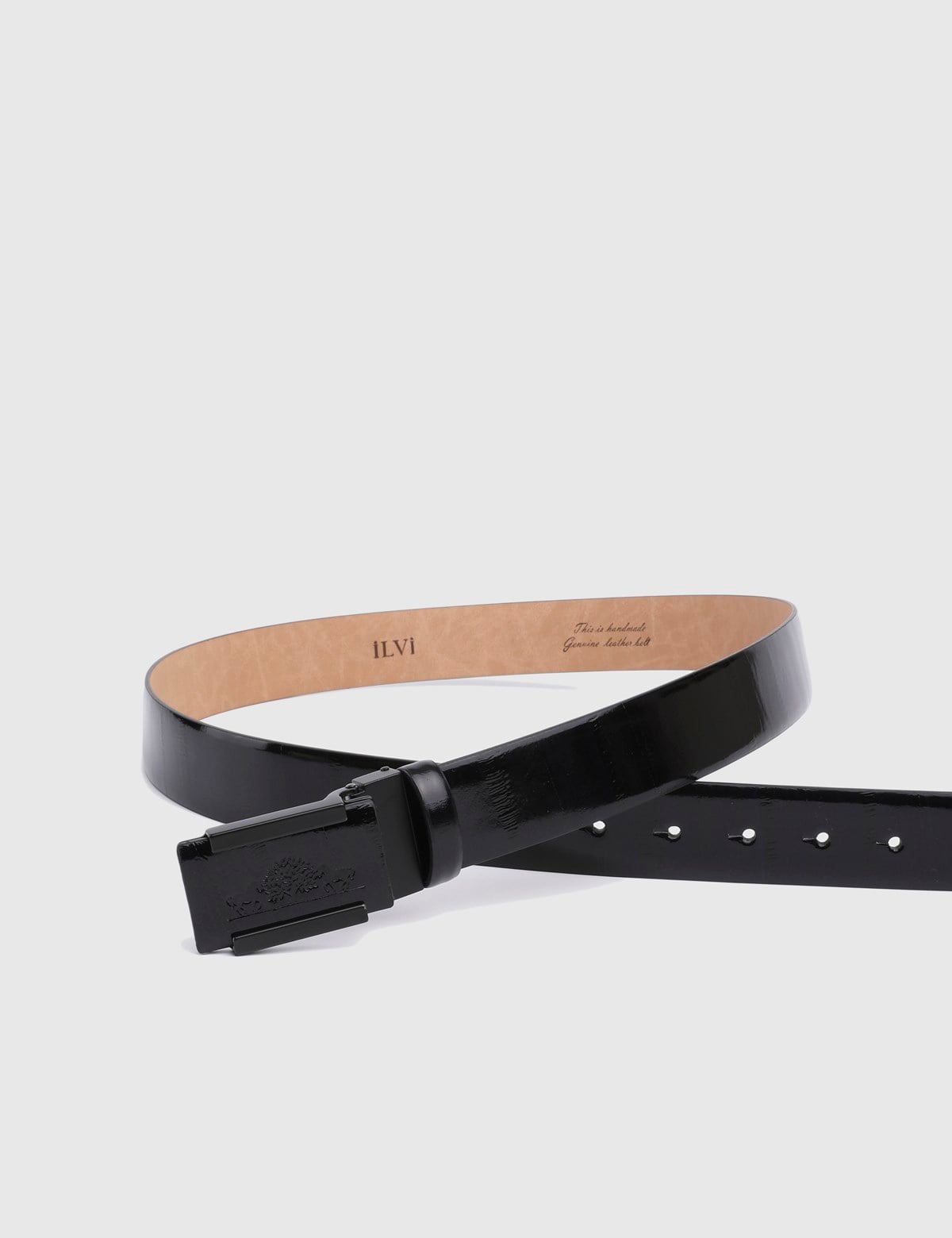 Tales Navy Blue Leather Men's Belt