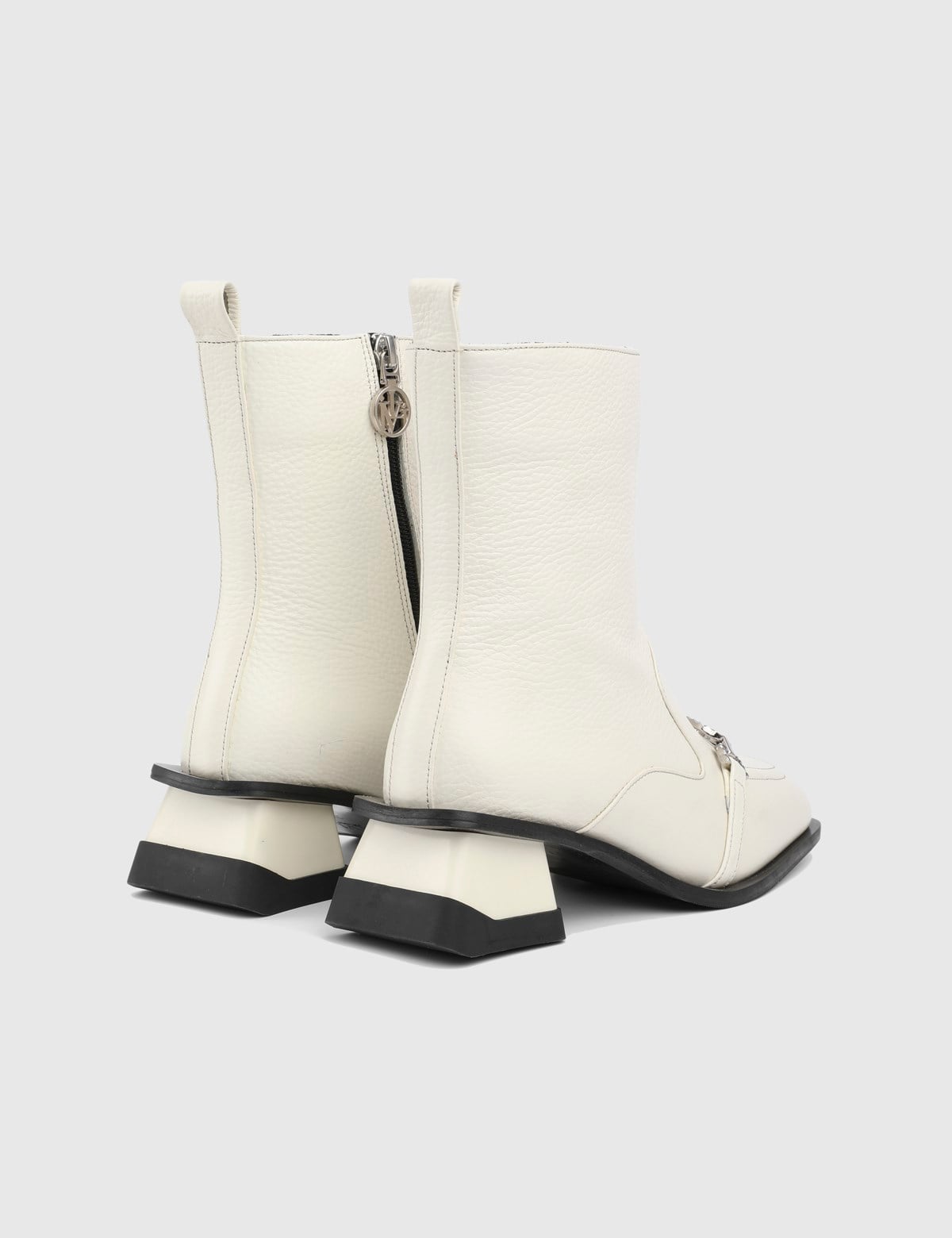 Taz Beige Leather Women's Boot