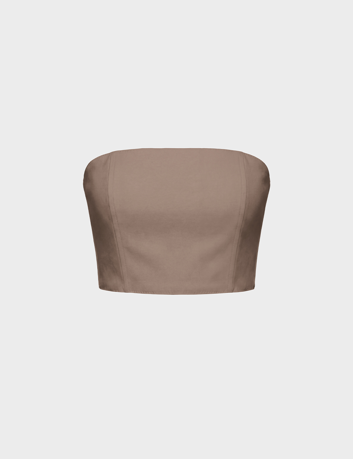 Teah Brown Women's Linen Bustier