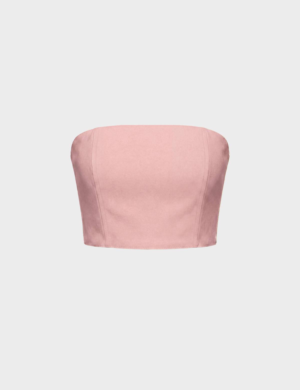 Teah Pink Women's Linen Bustier