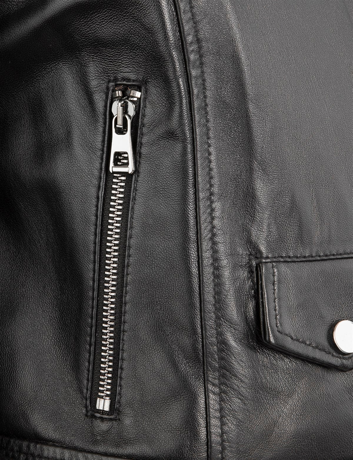 Uggi Black Leather Women's Jacket