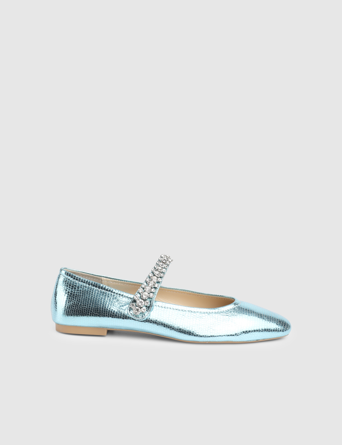 Umbra Green Leather Women's Ballerina