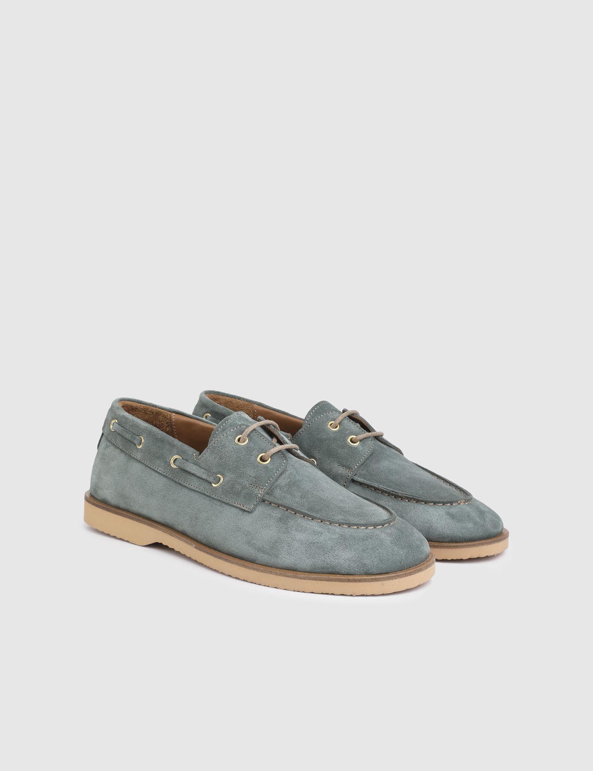 Urva Quetzal Green Suede Leather Women's Oxford