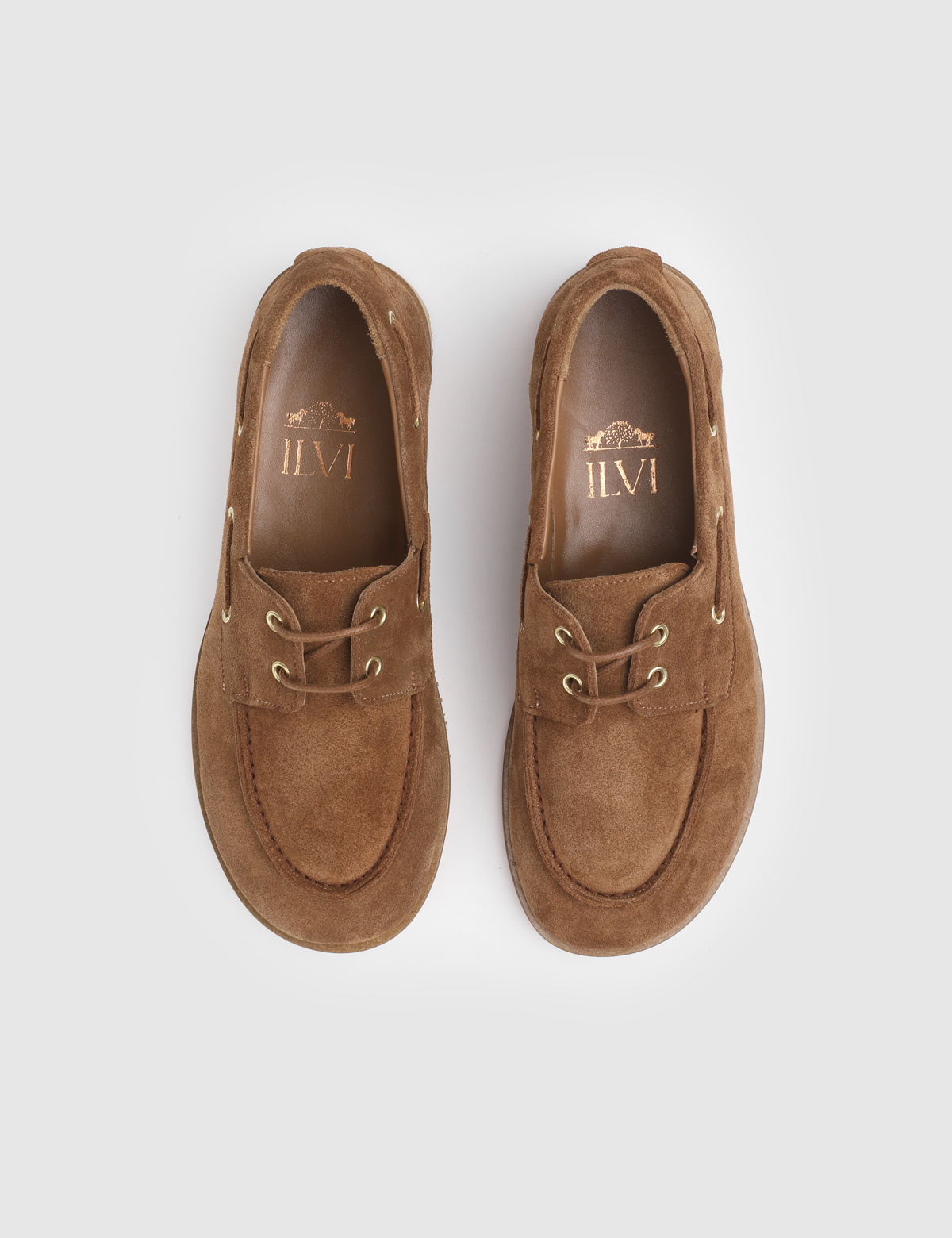 Urva Saddle Brown Suede Leather Women's Oxford