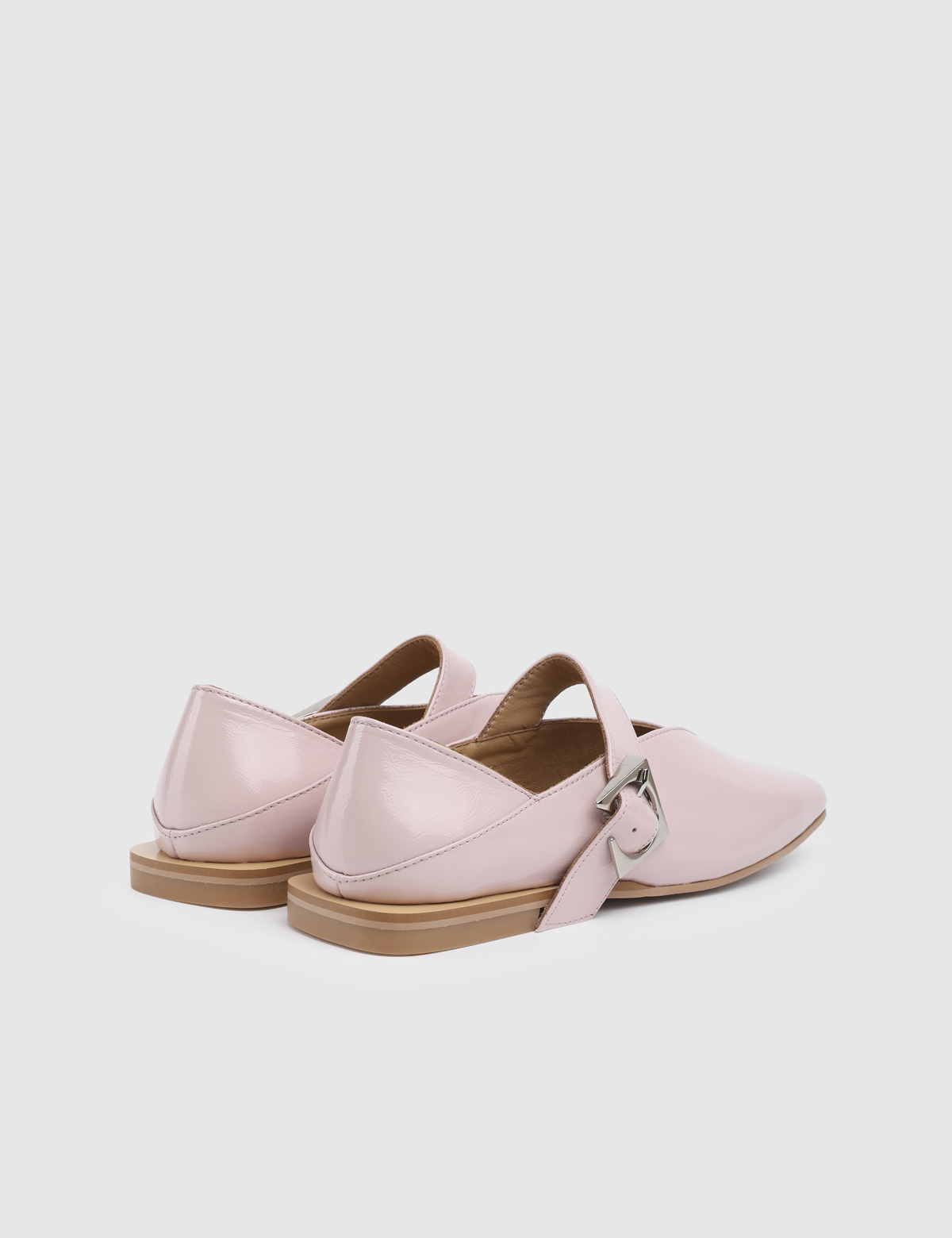 Vekda Pink Patent Leather Women's Loafer