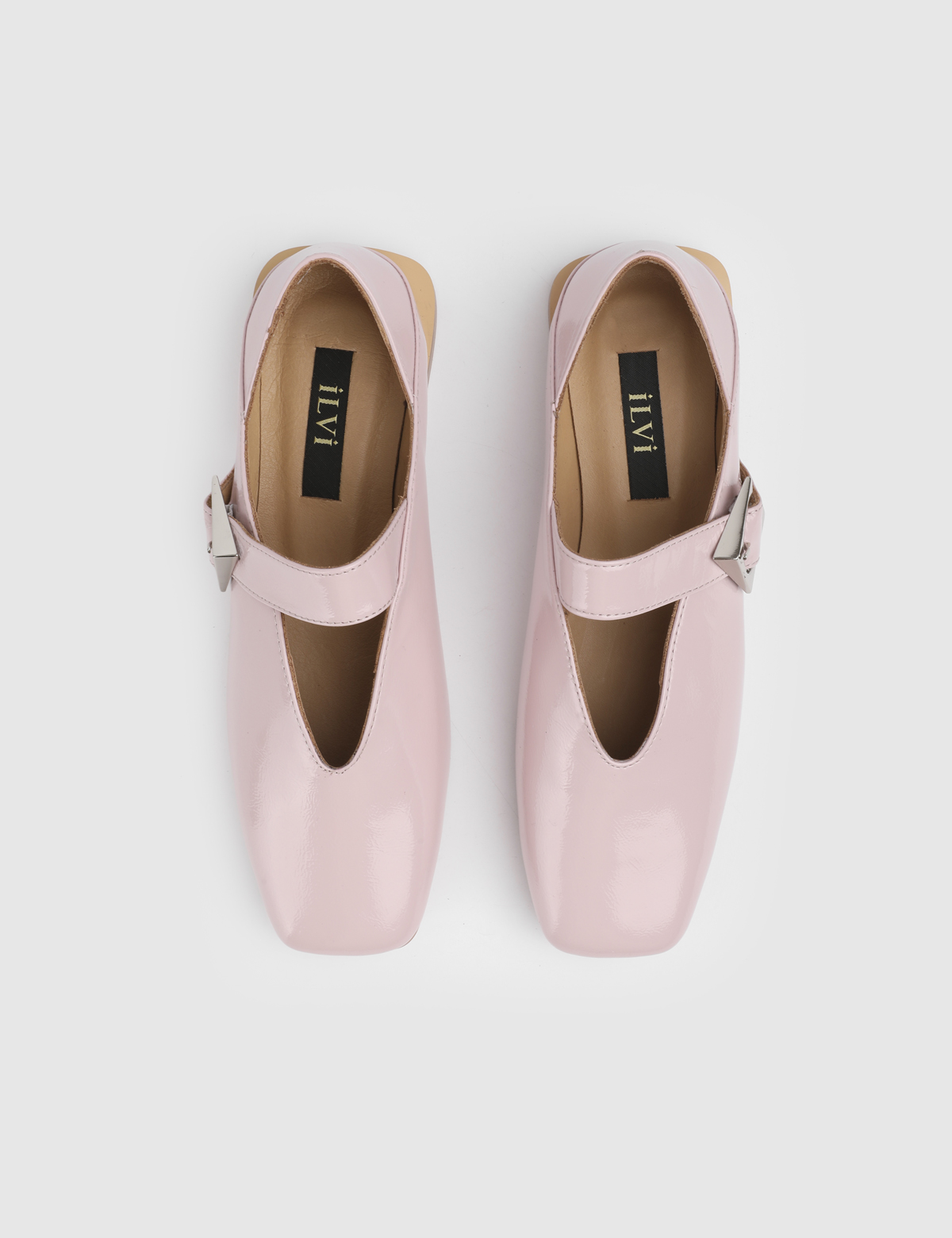 Vekda Pink Patent Leather Women's Loafer