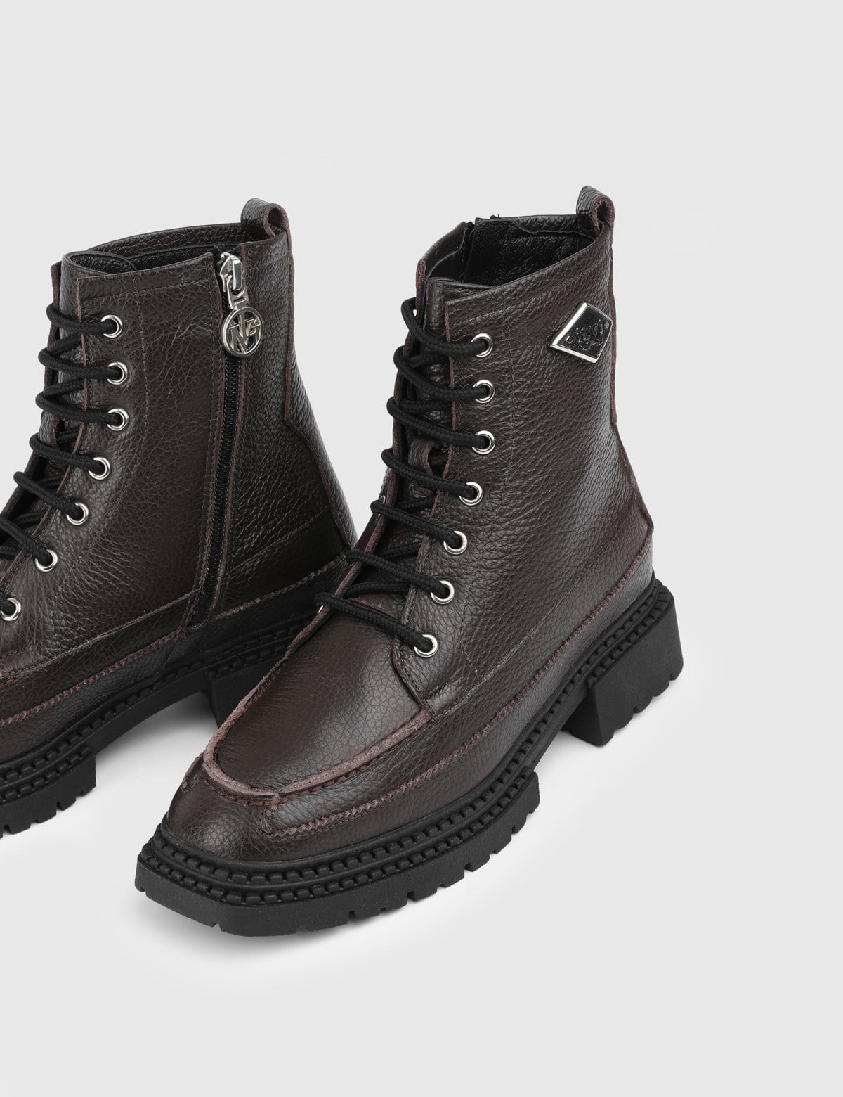 Vex Brown Leather Women's Boot